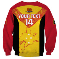 Custom Papua New Guinea Rubgby Sweatshirt Pacific 2023 Go PNG Kumuls LT14 - Polynesian Pride
