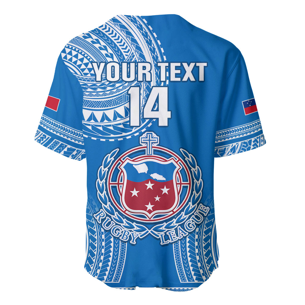 Custom Samoa Rugby Baseball Jersey Pacific 2023 Go Toa Samoa LT14 - Polynesian Pride