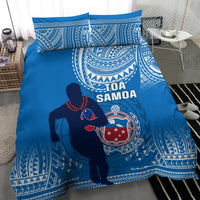 Samoa Rugby Bedding Set Pacific 2023 Go Toa Samoa LT14 - Polynesian Pride