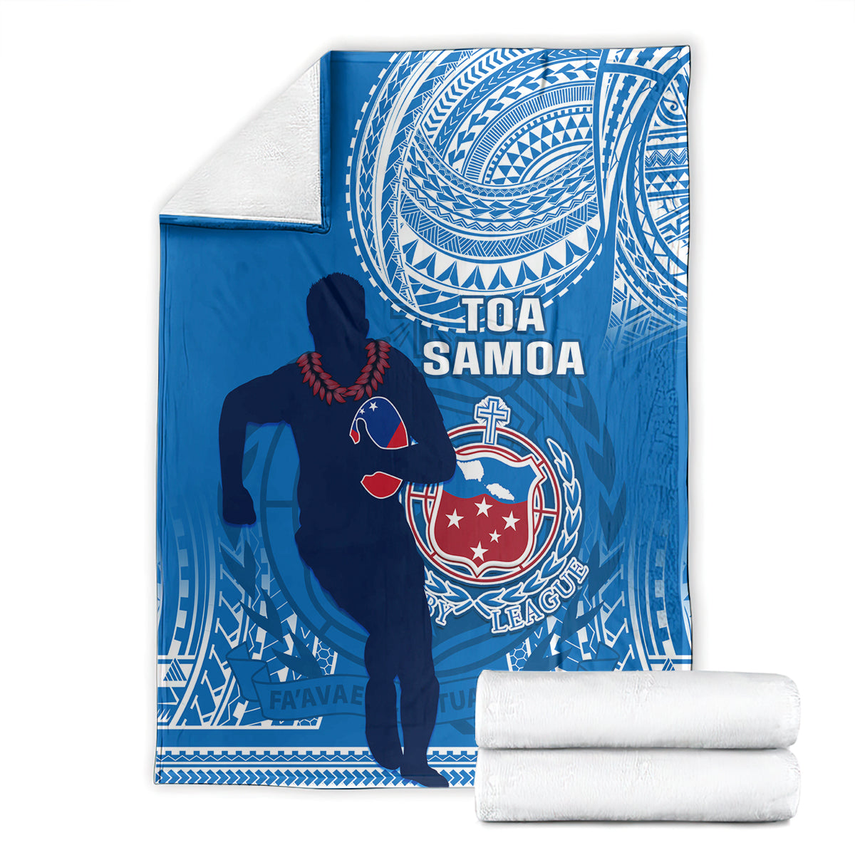 Samoa Rugby Blanket Pacific 2023 Go Toa Samoa LT14 - Polynesian Pride