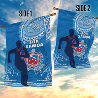 Samoa Rugby Garden Flag Pacific 2023 Go Toa Samoa LT14 - Polynesian Pride