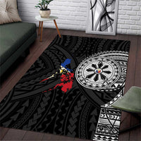Philippines Strong Area Rug Filipino Map Polynesian Tattoo - Polynesian Pride