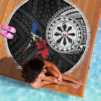 Philippines Strong Beach Blanket Filipino Map Polynesian Tattoo - Polynesian Pride