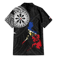 Philippines Strong Family Matching Mermaid Dress and Hawaiian Shirt Filipino Map Polynesian Tattoo - Polynesian Pride