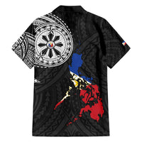 Philippines Strong Hawaiian Shirt Filipino Map Polynesian Tattoo - Polynesian Pride