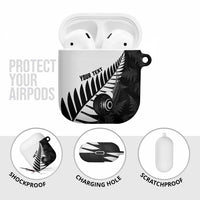 New Zealand Lawn Bowls Custom AirPods Case Aotearoa Silver Fern - Polynesian Pride