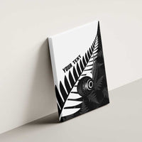 New Zealand Lawn Bowls Custom Canvas Wall Art Aotearoa Silver Fern - Polynesian Pride