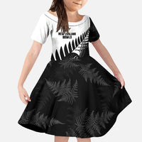 New Zealand Lawn Bowls Custom Family Matching Tank Maxi Dress and Hawaiian Shirt Aotearoa Silver Fern - Polynesian Pride