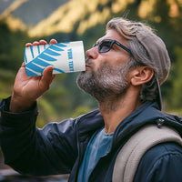 New Zealand Lawn Bowls Prostate Cancer Custom 4 in 1 Can Cooler Tumbler Aotearoa Maori Silver Fern Blue Ribbon - Polynesian Pride