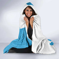 New Zealand Lawn Bowls Prostate Cancer Custom Hooded Blanket Aotearoa Maori Silver Fern Blue Ribbon - Polynesian Pride