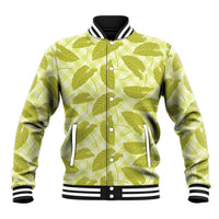 Lime Green Hawaii Kalo Palaka Motifs Baseball Jacket Hawaiian Taro Leaves Elegant Vibes LT14 Unisex Lime Green - Polynesian Pride