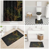 Aloha Hawaii Kalo Bathroom Set Reggae Taro Polynesian Pattern - Polynesian Pride