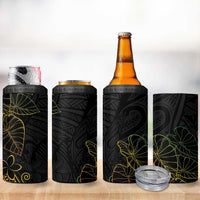 Aloha Hawaii Kalo 4 in 1 Can Cooler Tumbler Reggae Taro Polynesian Pattern LT14 - Polynesian Pride