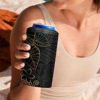 Aloha Hawaii Kalo 4 in 1 Can Cooler Tumbler Reggae Taro Polynesian Pattern LT14 - Polynesian Pride