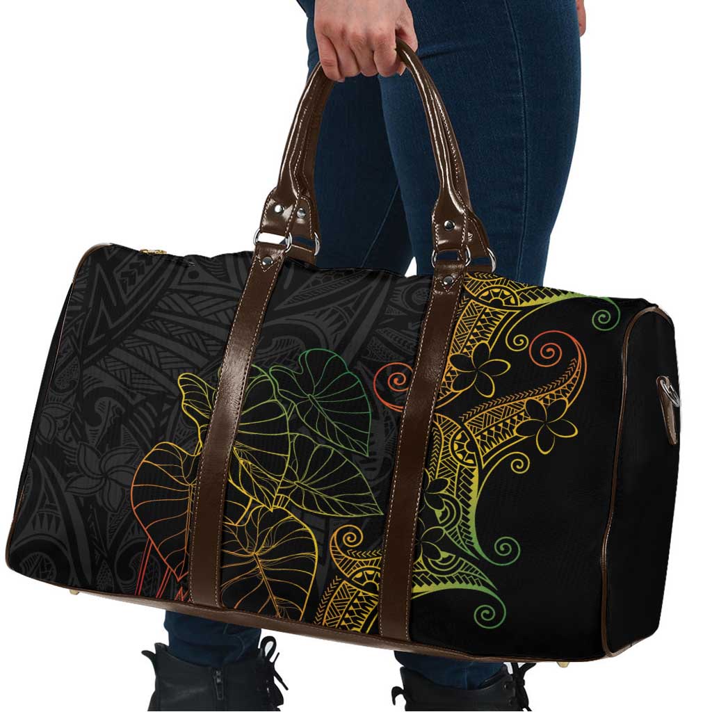 Aloha Hawaii Kalo Travel Bag Reggae Taro Polynesian Pattern - Polynesian Pride