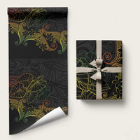 Aloha Hawaii Kalo Wrapping Paper Reggae Taro Polynesian Pattern - Polynesian Pride