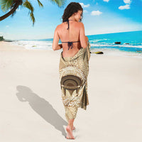 Tonga Skink Kava Bowl Sarong Vintage Tongan Ngatu Pattern