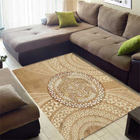 Tonga Ngatu Turtle Area Rug Vintage Tongan Tapa Cloth