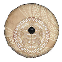 Tonga Ngatu Turtle Spare Tire Cover Vintage Tongan Tapa Cloth LT14 - Polynesian Pride