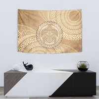 Tonga Ngatu Turtle Tapestry Vintage Tongan Tapa Cloth