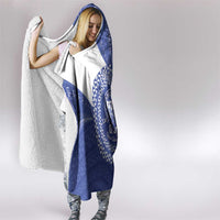 Queen Salote College 100th Anniversary Personalized Hooded Blanket Est 1926 Kolisi Fefine Tongan Ngatu Pattern