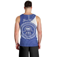 Queen Salote College 100th Anniversary Personalized Men Tank Top Est 1926 Kolisi Fefine Tongan Ngatu Pattern LT14 - Polynesian Pride