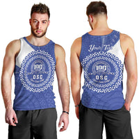 Queen Salote College 100th Anniversary Personalized Men Tank Top Est 1926 Kolisi Fefine Tongan Ngatu Pattern LT14 - Polynesian Pride