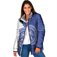 Queen Salote College 100th Anniversary Personalized Padded Jacket Est 1926 Kolisi Fefine Tongan Ngatu Pattern