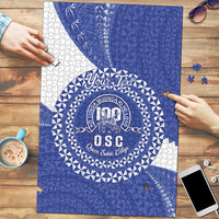 Queen Salote College 100th Anniversary Personalized Puzzle Est 1926 Kolisi Fefine Tongan Ngatu Pattern