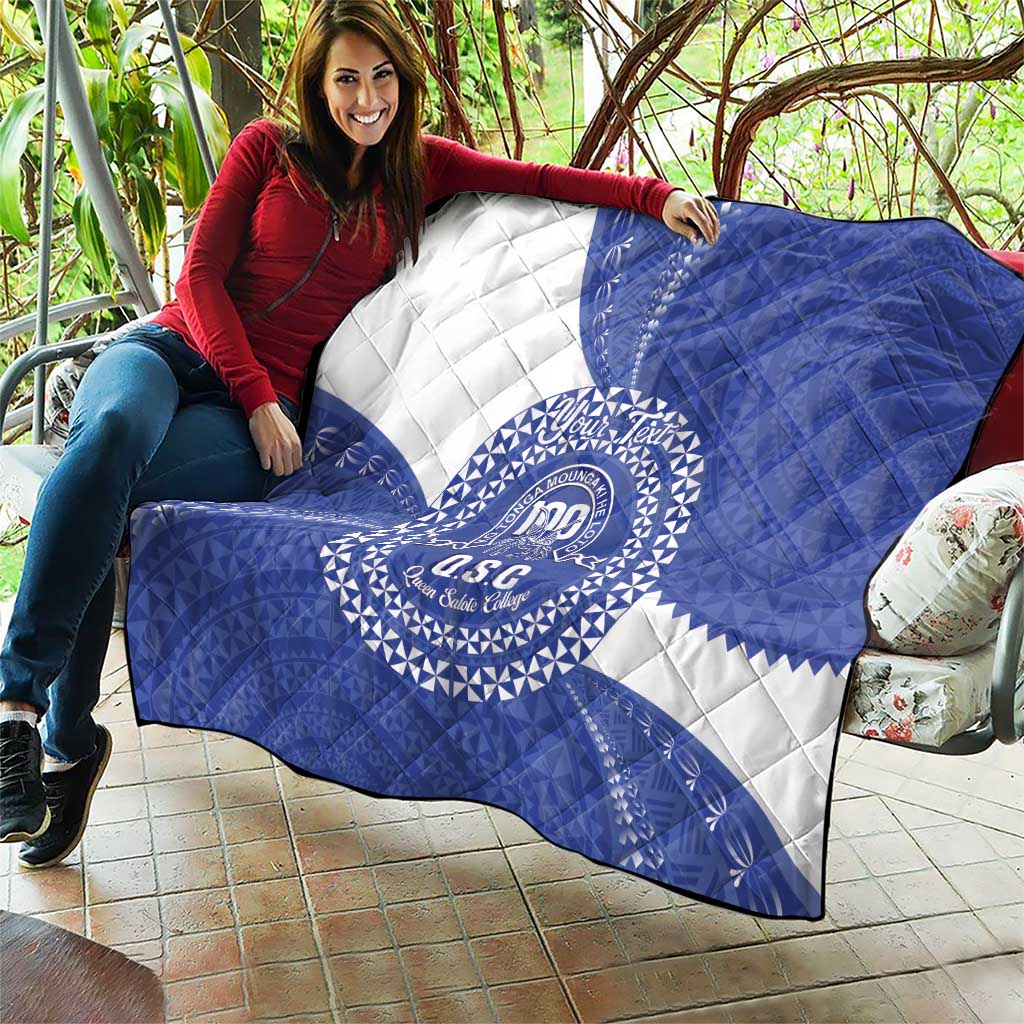 Queen Salote College 100th Anniversary Personalized Quilt Est 1926 Kolisi Fefine Tongan Ngatu Pattern