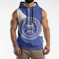 Queen Salote College 100th Anniversary Personalized Sleeveless Hoodie Est 1926 Kolisi Fefine Tongan Ngatu Pattern