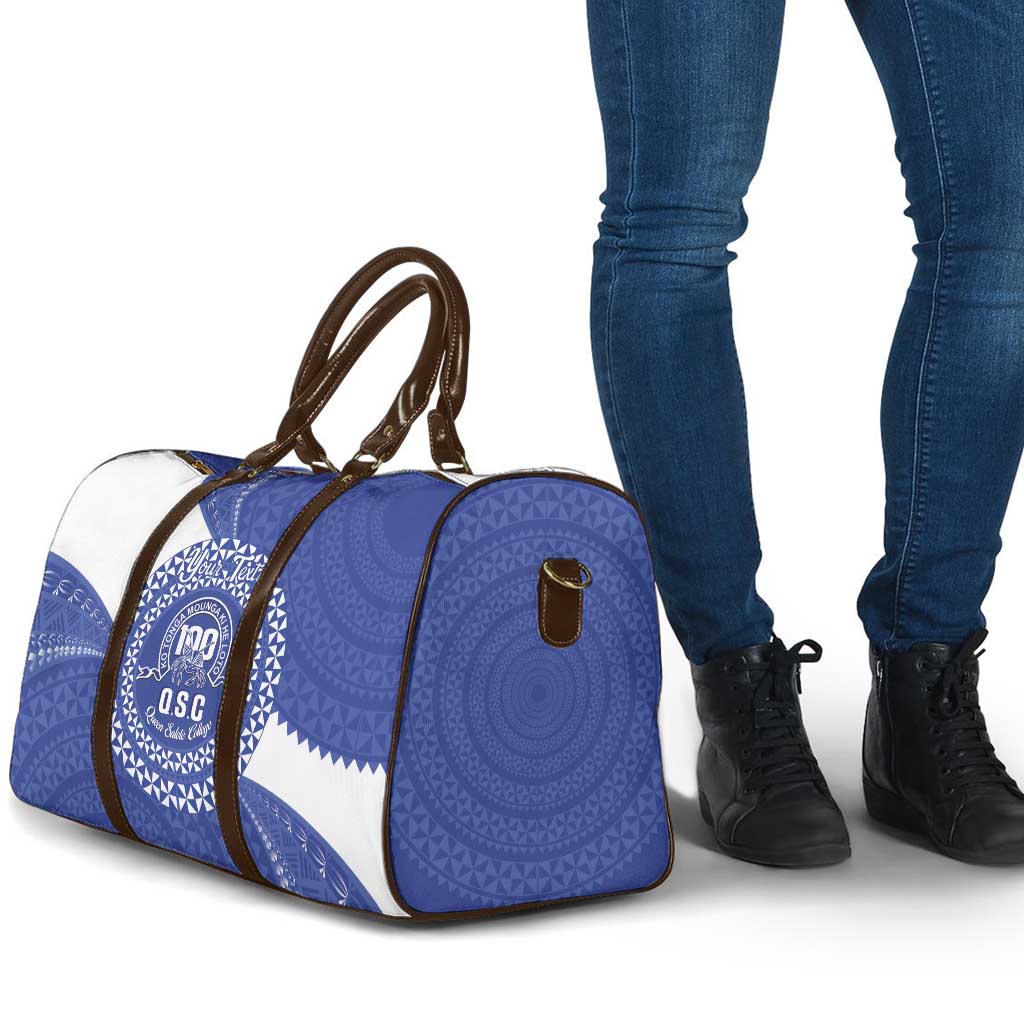 Queen Salote College 100th Anniversary Personalized Travel Bag Est 1926 Kolisi Fefine Tongan Ngatu Pattern