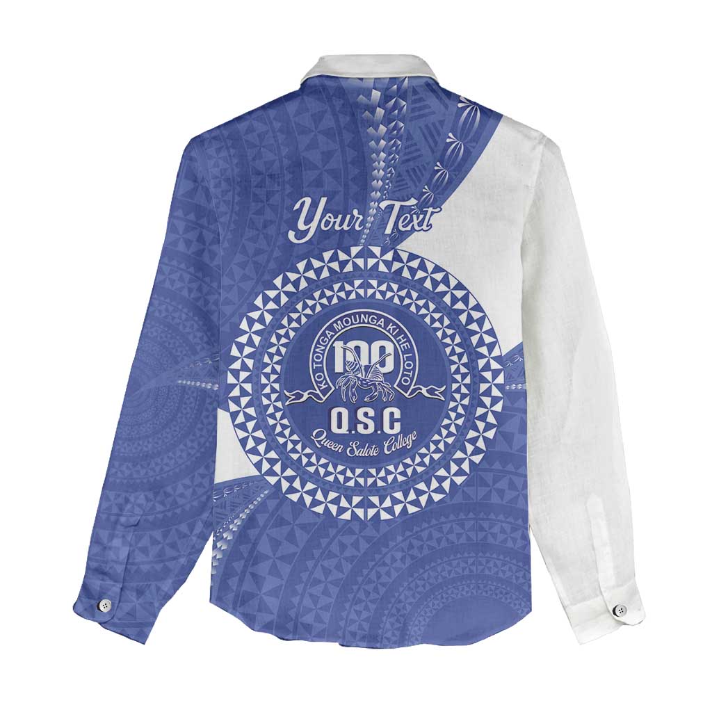 Queen Salote College 100th Anniversary Personalized Women Casual Shirt Est 1926 Kolisi Fefine Tongan Ngatu Pattern