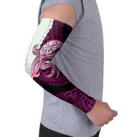 Pink Galaxy Polynesia Tribal Octopus Tattoo Arm Sleeves Pikake Lei Polynesian Pattern