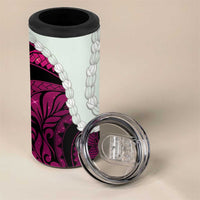 Pink Galaxy Polynesia Tribal Octopus Tattoo 4 in 1 Can Cooler Tumbler Pikake Lei Polynesian Pattern LT14 - Polynesian Pride
