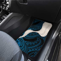 Blue Galaxy Polynesia Tribal Octopus Tattoo Car Mats Pikake Lei Polynesian Pattern