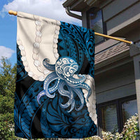 Blue Galaxy Polynesia Tribal Octopus Tattoo Garden Flag Pikake Lei Polynesian Pattern