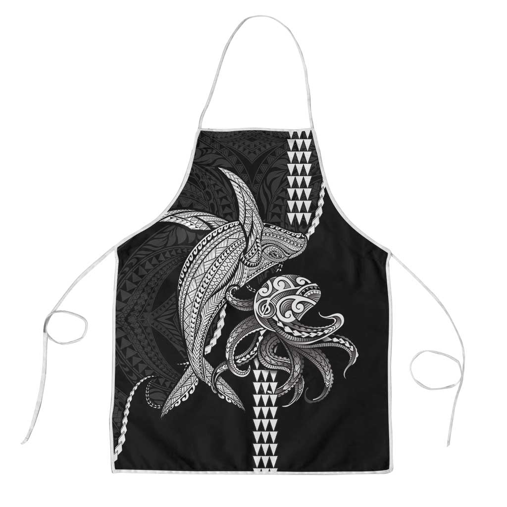 Kanaloa Aloha Hawaii Apron Humpback Whale Octopus Tattoo Kakau Pattern