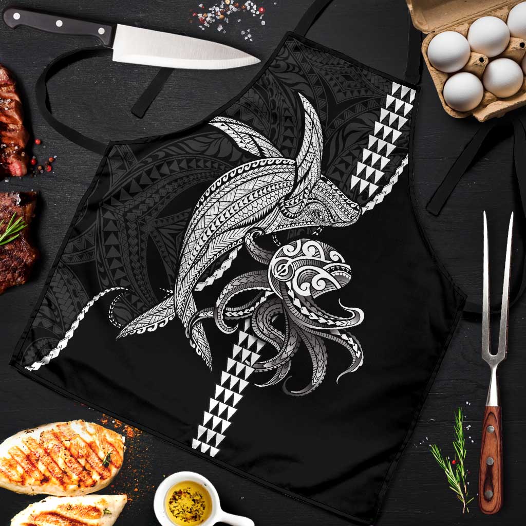 Kanaloa Aloha Hawaii Apron Humpback Whale Octopus Tattoo Kakau Pattern