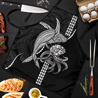 Kanaloa Aloha Hawaii Apron Humpback Whale Octopus Tattoo Kakau Pattern