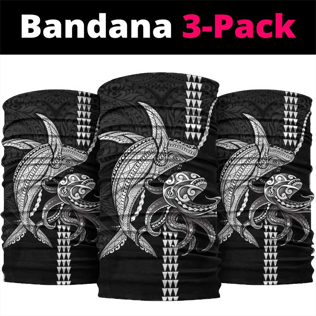 Kanaloa Aloha Hawaii Neck Gaiter Humpback Whale Octopus Tattoo Kakau Pattern