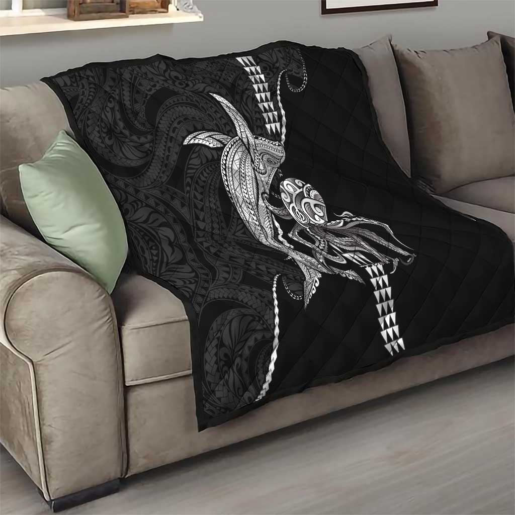 Kanaloa Aloha Hawaii Quilt Humpback Whale Octopus Tattoo Kakau Pattern