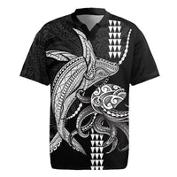 Kanaloa Aloha Hawaii Rugby Jersey Humpback Whale Octopus Tattoo Kakau Pattern