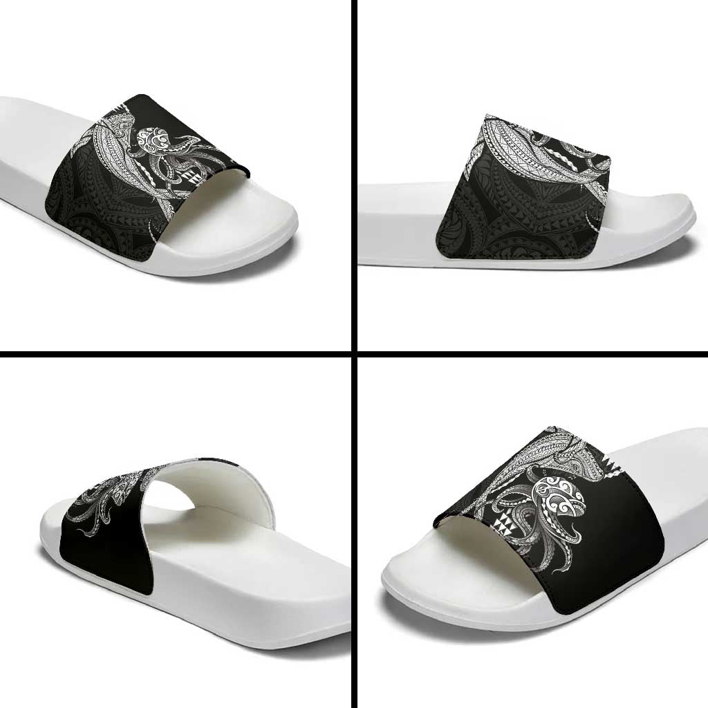 Kanaloa Aloha Hawaii Slide Sandals Humpback Whale Octopus Tattoo Kakau Pattern