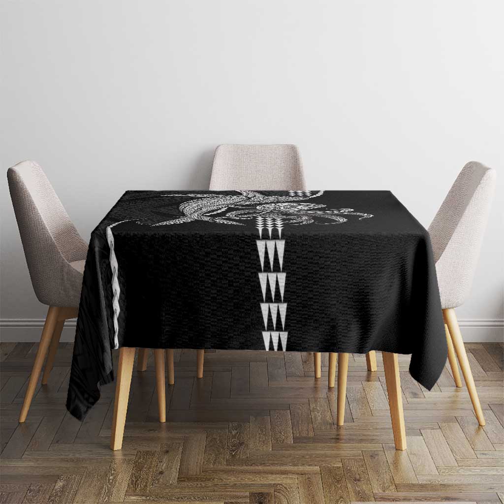 Kanaloa Aloha Hawaii Tablecloth Humpback Whale Octopus Tattoo Kakau Pattern