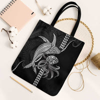 Kanaloa Aloha Hawaii Tote Bag Humpback Whale Octopus Tattoo Kakau Pattern