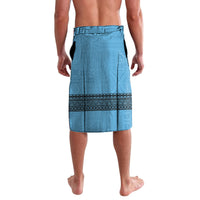 Personalised Fiji Darts Lavalava Fijian Tapa Pattern - Blue