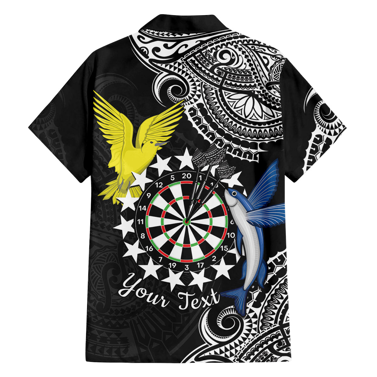 Personalised Cook Islands Darts Family Matching Tank Maxi Dress and Hawaiian Shirt Kuki Airani Tribal Pattern