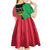 Personalised Vanuatu Darts Kid Short Sleeve Dress Happiness Is A Tight Threesome Sand Drawing Art