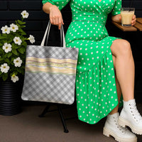 Gray Palaka Hawaii Leis Elegant Vibes Tote Bag